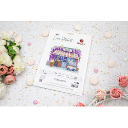 Siuvinėjimo kryželiu rinkinys "Ledų porcija" 24 x 20 cm SB1428