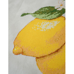 Kreuzstich-Set. Einkaufstasche "Gelbe Inspiration" 38 x 42 cm AAHB-002