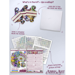 Kreuzstich-Set "Ein floraler Moment" 26x26 cm AAH-287