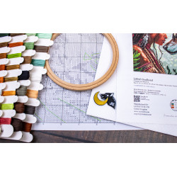 Kreuzstich-Set "Soulbond" 29x29 cm SLETIL9948