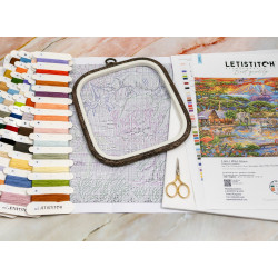 Kreuzstich-Set "Wild Africa" 45x34 cm SLETIL9941