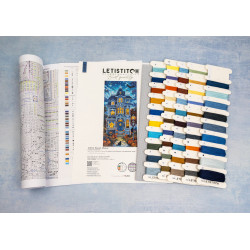 Kreuzstich-Set "Haunt Manor" 19x39 cm SLETIL9945