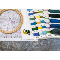 Kreuzstich-Set „Lunas Garten“ 27x27cm SLETIL9942