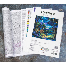 Kreuzstich-Set „Lunas Garten“ 27x27cm SLETIL9942