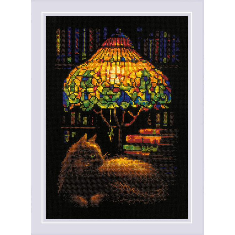 Kreuzstich-Set „Buchabend“ 21x30 SR2281