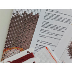 Kreuzstich-Set "Herbstmärchenmaus" 20,80 x 19,84 cm AVA-P012