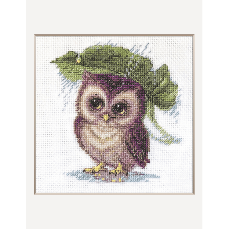 Cross Stitch Kit. "Raindrop Owl" SRA1023