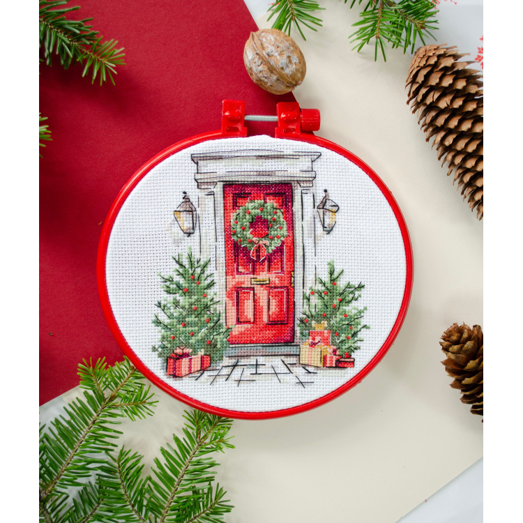 Cross-stitch kit "Festive welcome" AAHM-089