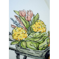 Kryželiu siuvinėjimo rinkinys "Derliaus diena" 18x21 cm AAH-293