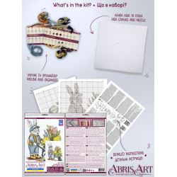 Kryželiu siuvinėjimo rinkinys "Derliaus diena" 18x21 cm AAH-293