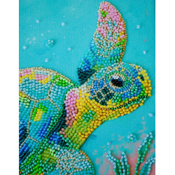 Pagrindinis karoliukų siuvinėjimo rinkinys "Ocean Traveler" 21x21 cm AAB-954