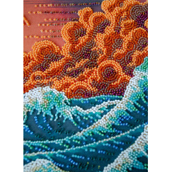 Pagrindinis karoliukų siuvinėjimo rinkinys "Šlamintį jūra…" 36x24 cm AAB-953