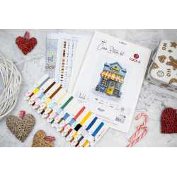 Kryželių siuvinėjimo rinkinys "Kepykla" 17x20 cm SB1430