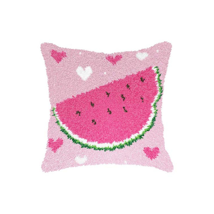 Knüpfkissen-Set "Wassermelone" 40x40 cm SA4257