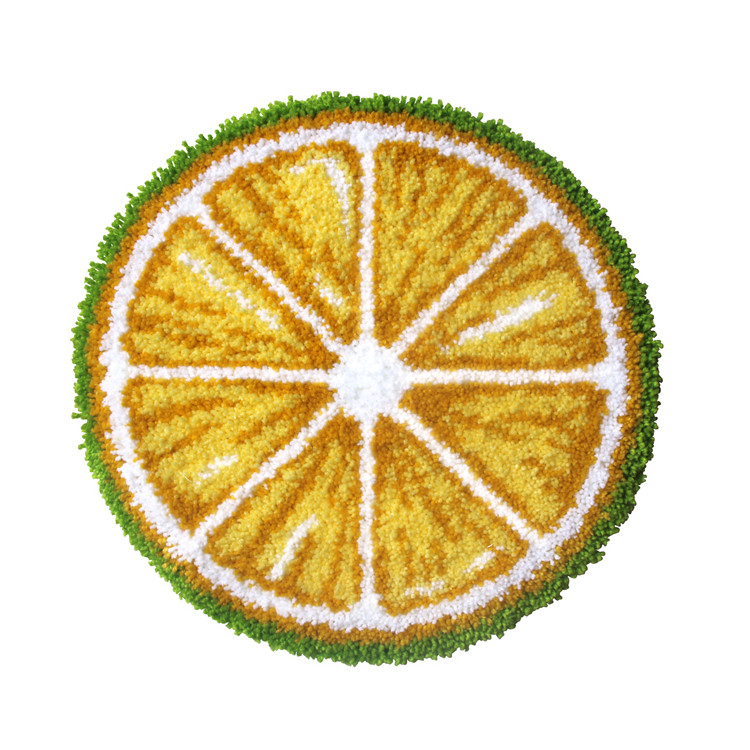 Latch-hook-Teppichset "Zitrone" 50x50 cm SA4256