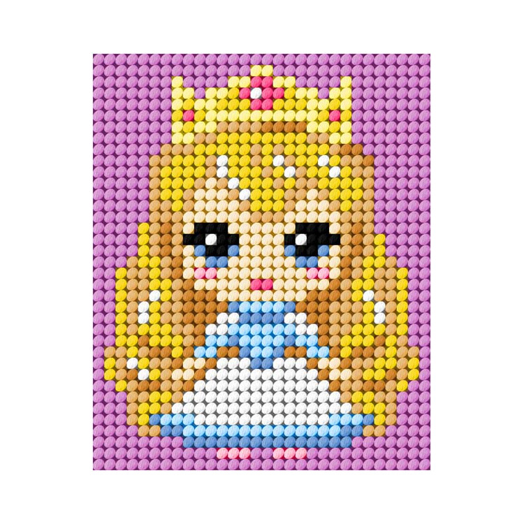 Набор для вышивания полукрестом "Princess" 17 x 20,5 см SA9793
