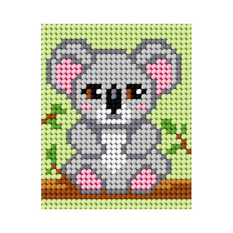 Набор для вышивания полукрестом "Коала" 17x20,5 см SA9792