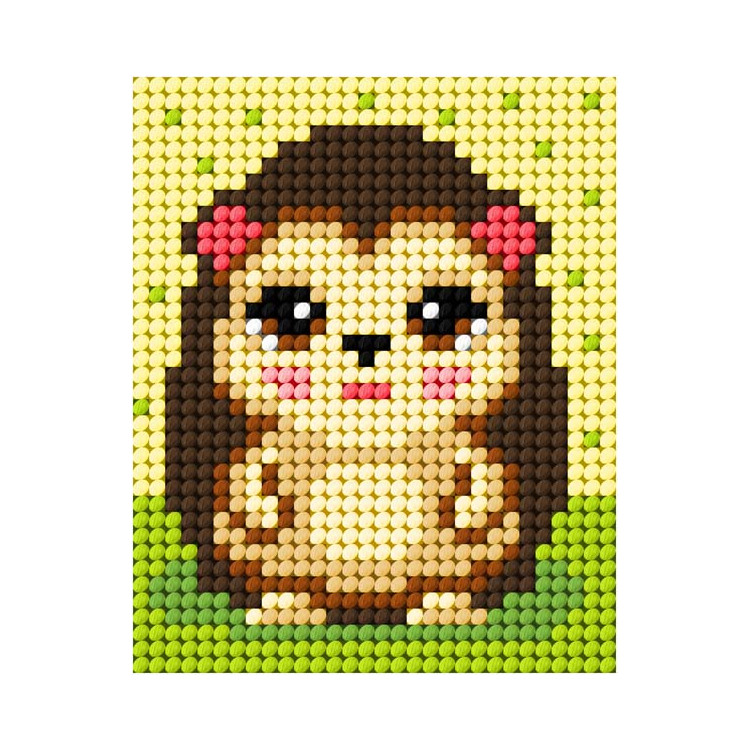 Набор для вышивания полукрестом "Ежик" 17x20,5 см SA9791