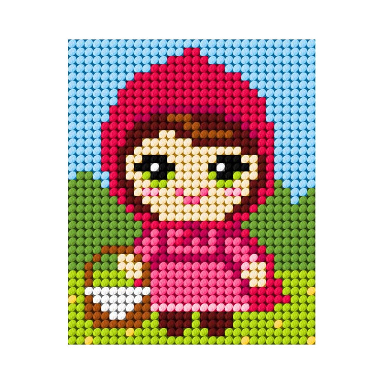 Набор для вышивания полукрестом "Красная шапочка" 17x20,5 см SA9789