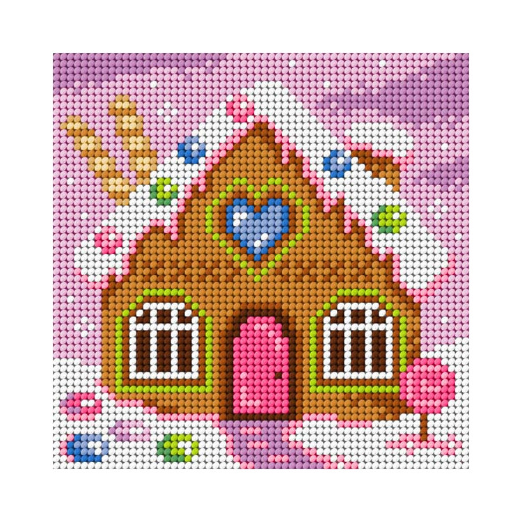 Printed Gobelin "Gingerbread House" SA3606