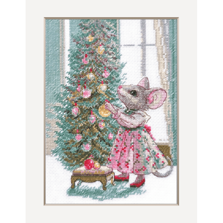 Cross Stitch Kit. "Merry Mouse" SRA1026