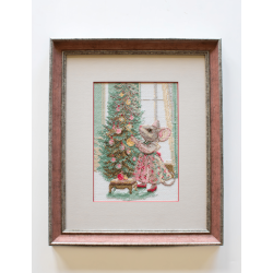 Cross Stitch Kit. "Merry Mouse" SRA1026