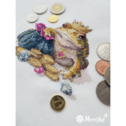 Kreuzstich-Set "Goldkröte" 11x12 cm SK280B