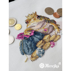 Kreuzstich-Set "Goldkröte" 11x12 cm SK280B