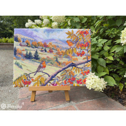 Kryželio rinkinys "Aukso raižyti kalnai" 31x40 cm SK274