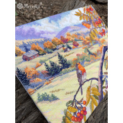Kryželio rinkinys "Aukso raižyti kalnai" 31x40 cm SK274
