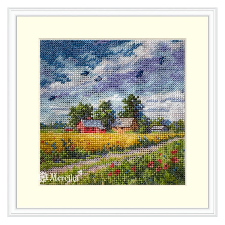 Kreuzstich-Set "Sommer" 11,5x11,5 cm SK279A