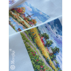 Kreuzstich-Set "Sommer" 11,5x11,5 cm SK279A