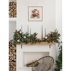 Cross stitch kit "Candy crat" 19.5 x 19 cm KL8-578