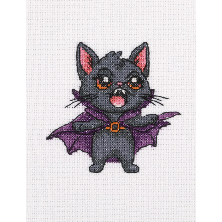 Cross stitch kit "Candy crat" 13 x 13 cm KL8-578