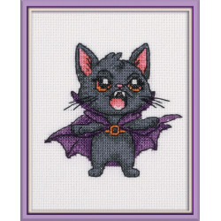 Cross stitch kit "Candy crat" 13 x 13 cm KL8-578