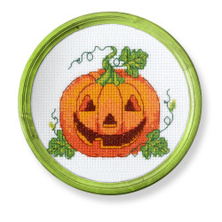 Cross stitch kit "Pumpkin" 12 x 10.5 cm KL12-063