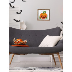Cross stitch kit "Pumpkin" 12 x 10.5 cm KL12-063