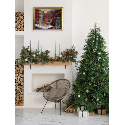 Cross stitch kit "New year's nostalgy" 40 x 27.5 cm PGM-7480