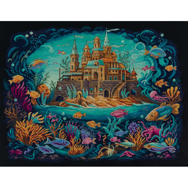 Cross stitch kit "Sea kingdom" 42.5 x 33 cm PF-7520