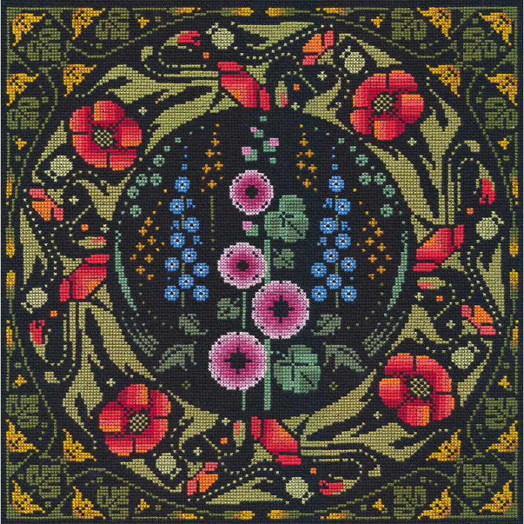 Kreuzstich-Set "Mehrfarbig" 31×31 cm S1690