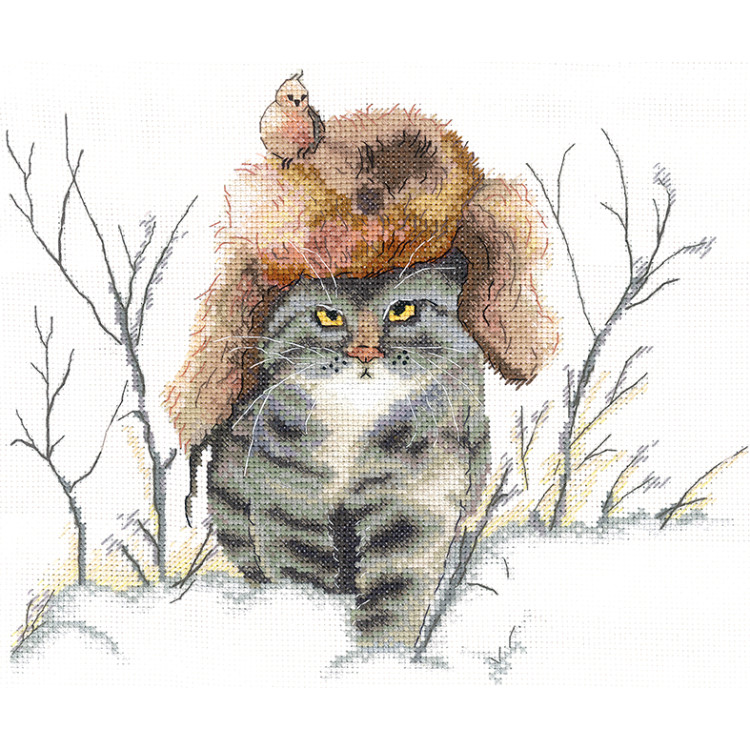 Kryželiu siuvinėjimo rinkinys „Meistro medžioklė“ 22,5 х 19 cm SANB-29