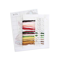 Kreuzstich-Set "Den Jahreswechsel feiern" 15*19 cm SM-774