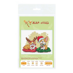 Kreuzstich-Set "Den Jahreswechsel feiern" 15*19 cm SM-774