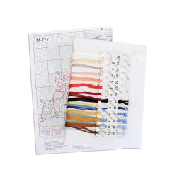 Набор для вышивания крестом "Пляжный отдых" 14x20 см SM-777