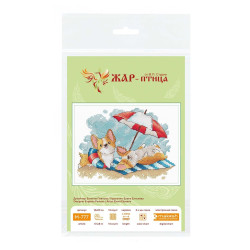 Набор для вышивания крестом "Пляжный отдых" 14x20 см SM-777