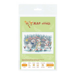 Kryželių siuvinėjimo rinkinys "Šventinis ratas" 13x20 cm SM-993