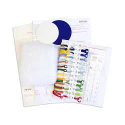 Набор для вышивания крестом "Фонарь. Игольница" 9x9 см SNV-904