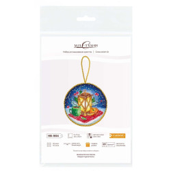 Набор для вышивания крестом "Фонарь. Игольница" 9x9 см SNV-904