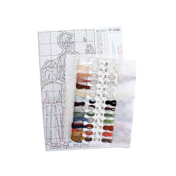 Cross stitch kit "Teachers" 18x10 cm SR-1109