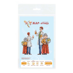 Cross stitch kit "Teachers" 18x10 cm SR-1109